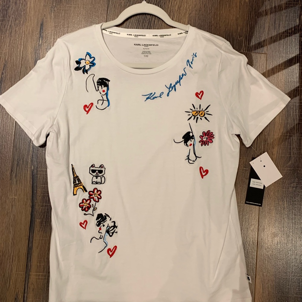 NWT Karl Lagerfeld T- shirt
